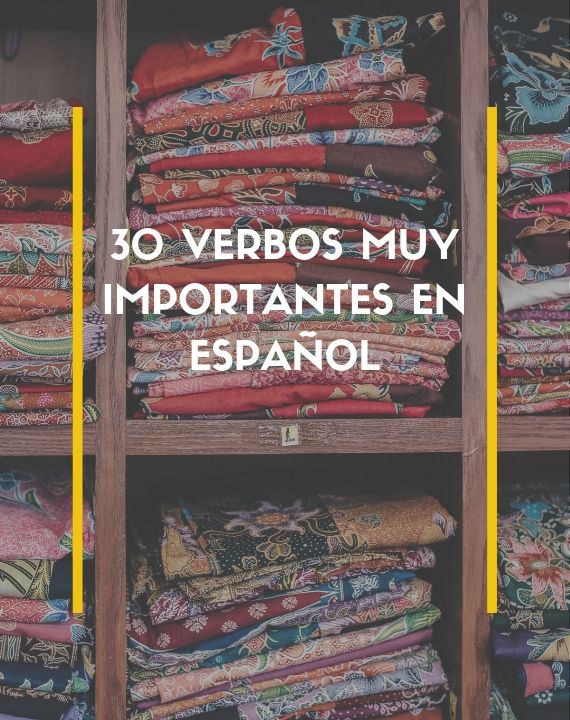 verbos importantes en español