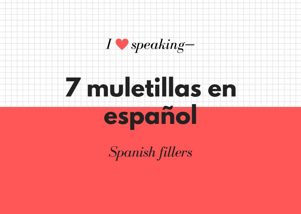 muletillas en español