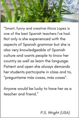 personalized online spanish lessons testimonial 2