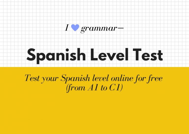 spanish level test